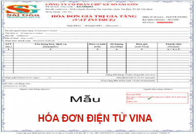 Mua phần mềm hóa đơn điện vina