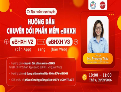Phần mềm bảo hiểm xã hội Efy